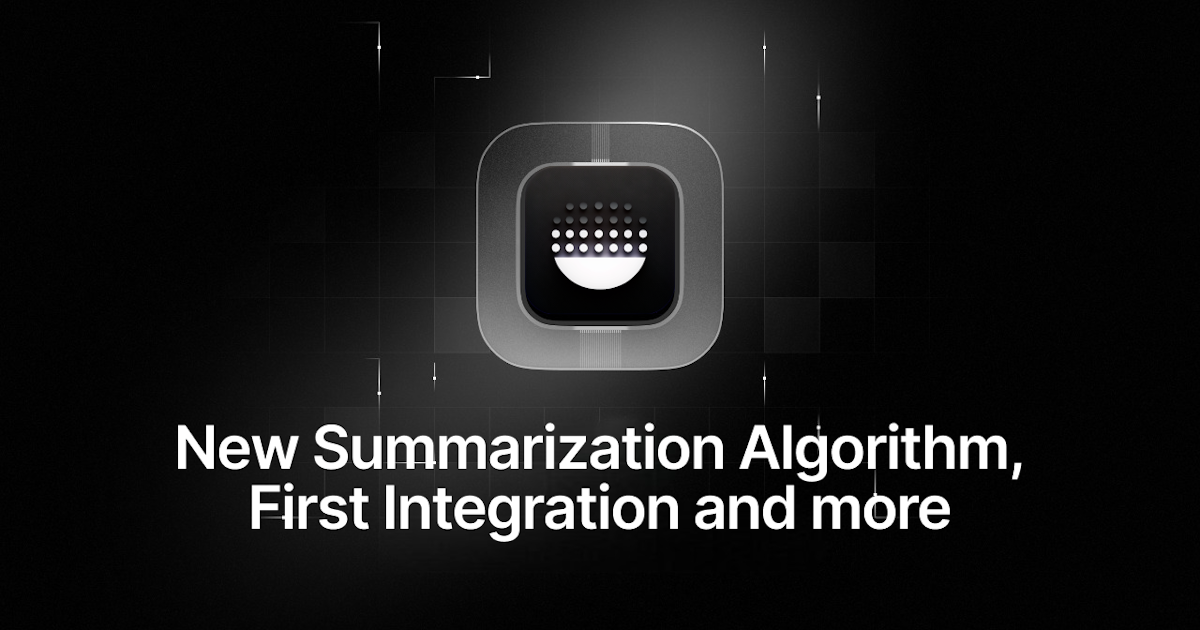 March 2024: Fully revamped summarization algorithm and more